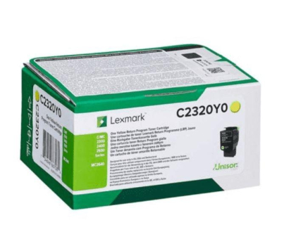 Toner Lexmark yellow 1000str.